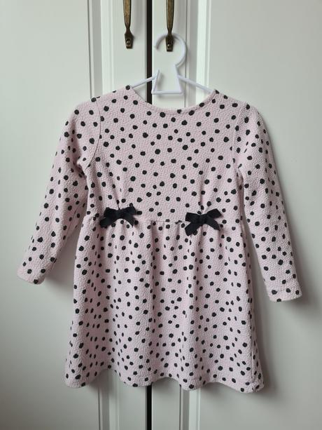 Dievčenské saty na chladnejšie počasie, h&m,98