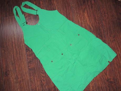 Suknička s trakmi zelená, xs