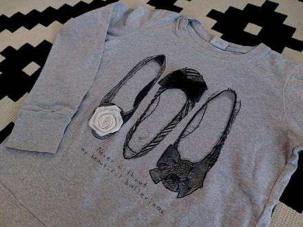 Krasna next mikinka s 3d balerinkami do 150cm, next,146