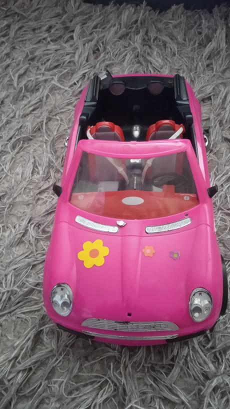 Barbie auto 2x, 