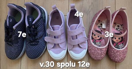 Balík topánok dievča č.30, 30