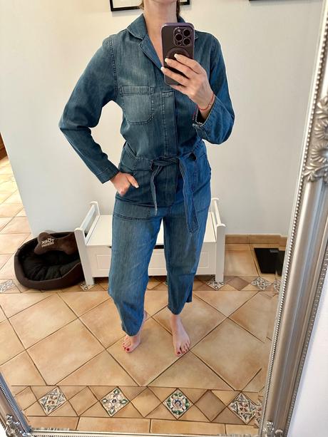 Rifľový overal, h&m,s