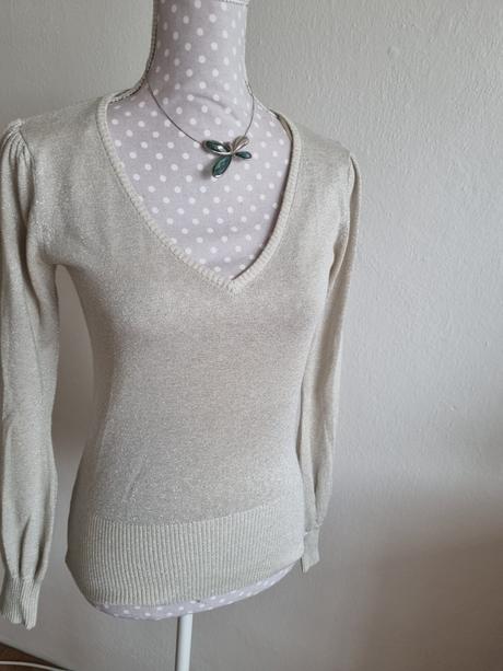 Krémový svetrík atmosphere 38, atmosphere,38