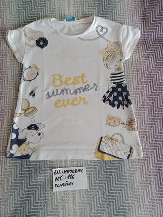 Dievčenské tričko zn.mayoral veľ.116, mayoral,116