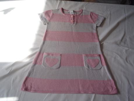 Šaty prúžkované, h&m,104
