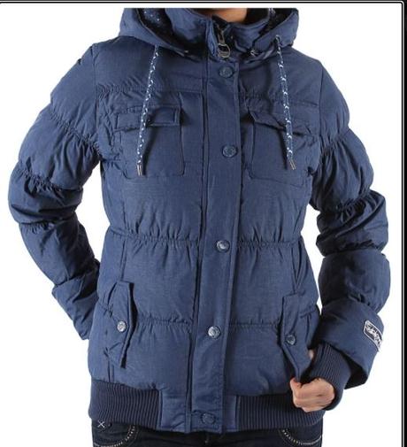 Damska zimna bunda, l
