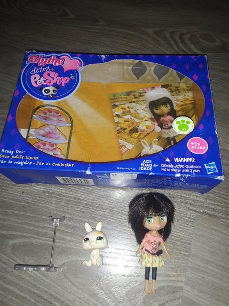 Lps littlest pet shop set s babikou blythe, 