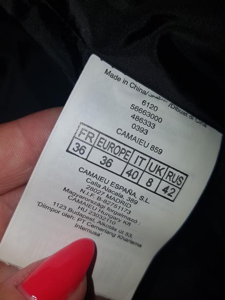 Dámska zimná bunda, camaieu,36