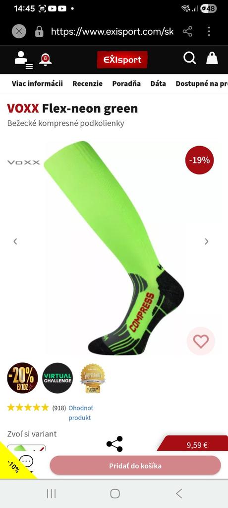 Kompresné podkolienky voxx, 26