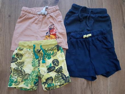 Predám 4ks kraťase, lupilu,98