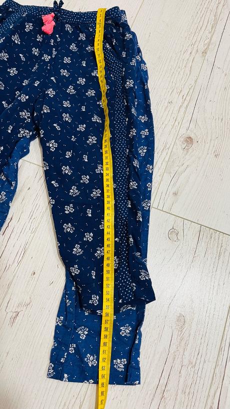 Modré nohavice na leto 116 2ks h&m, h&m,116