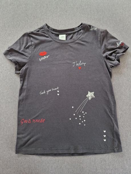 Tričko s aplikáciami, h&m,s