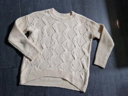 Pletený pulóver, h&m,s
