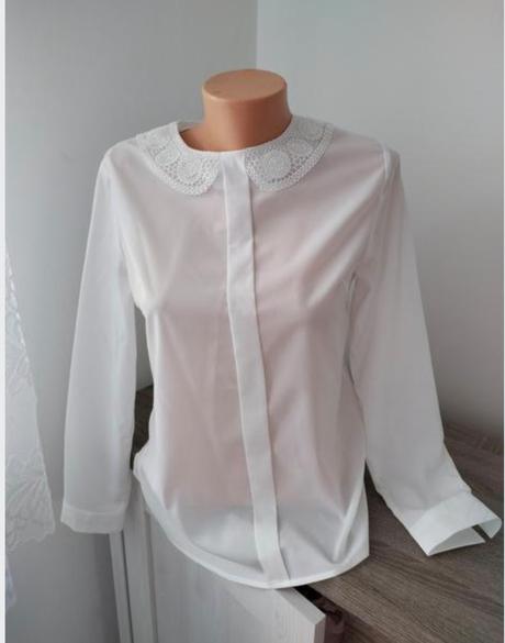 Biela snehovou košieľka,blúzka xs/s aj menšie m, s