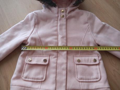 Ružový kabátik s kapucňou, 98