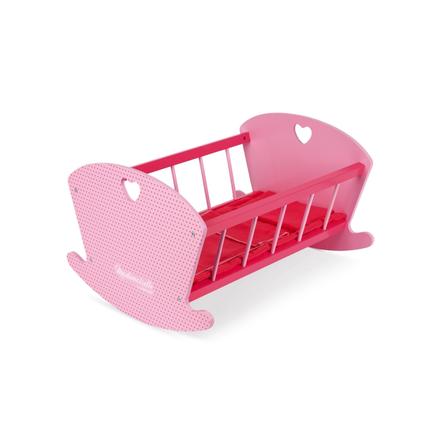 Janod drevená kolíska pre bábiky mademoiselle rock, 