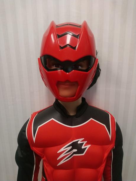 2 dielny kostým red power ranger, rubies, 104-110,