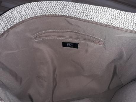 Veľká lesklá shopper kabelka ff tesco, f&f
