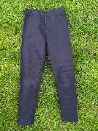 Mierne zateplené čierne legíny, h&m,122