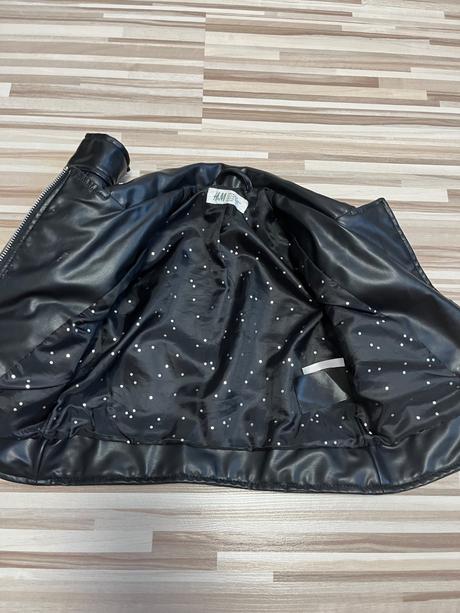 Kožena bundička, h&m,98