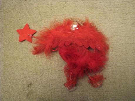 Vianočná ozdoba anjelik s hviezdou, 