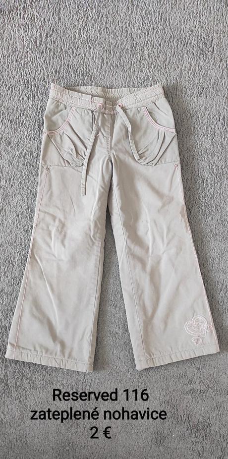 Podšité nohavice, reserved,116