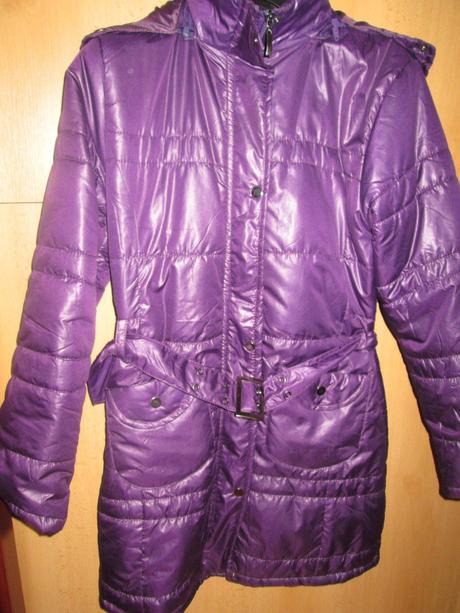 Fialová zimná bunda - nenosená - gate, m