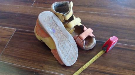 Ortopedické sandále 19,5 cm., protetika,29