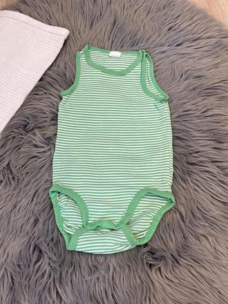 Chlapčenské body bez rukávov pásikavé h&m (86), h&m,86