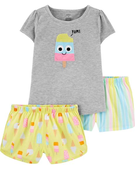 Letné 3-dielne pyžamo carters usa, carter's,104 - 146