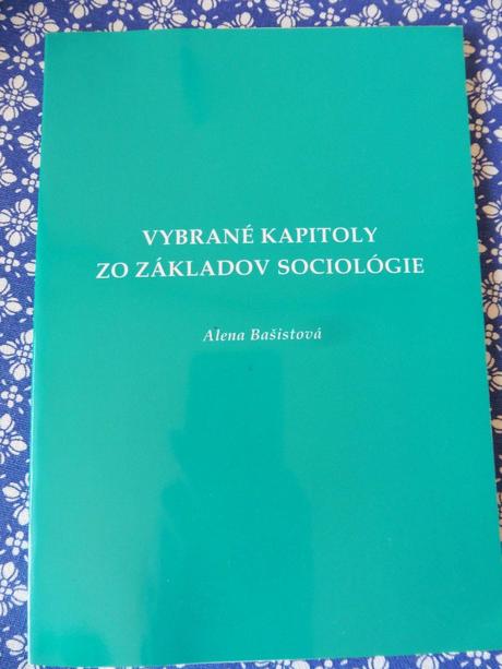 Vybrané kapitoly zo základov sociológie, 
