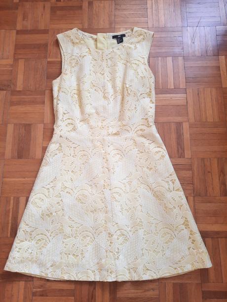 Dámske krajkové šaty, h&m,36