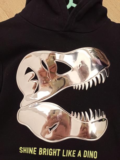 Mikina dinosaurus, h&m,122