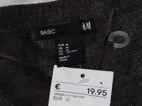 Predlzeny pulover/saty, h&m,38