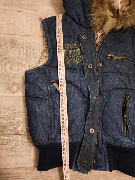 Riflová vesta teplučká, 134