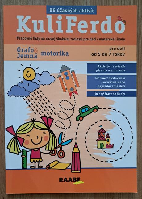 Pracovná kniha "kuliferdo jemná motorika", 