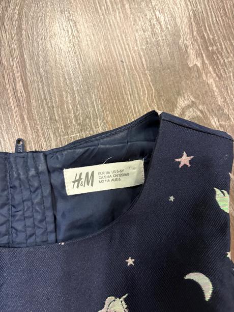 H&m slavnostne šaty s jednorozcami na 5-6 rokov, h&m,116