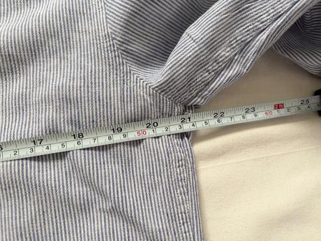 Ľanová košeľa garcia jeans s malými pruhmi, l