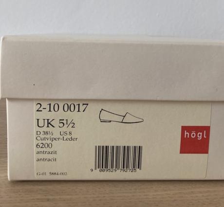 Hogl loaferky kožené vzor hadia koza 38,5, 38