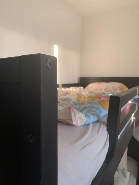 Ikea poschodová postel, šírka (cm): 90,dĺžka (cm): 200