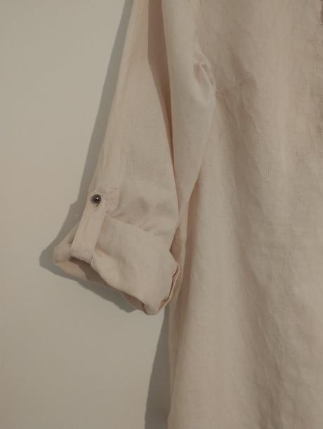 Pudrovo-ružová košeľa, s