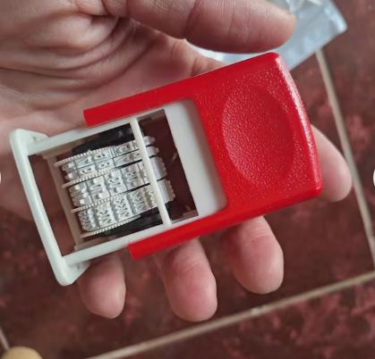 Personalizovaná gumová pečiatka a dátumovka 2ks, 