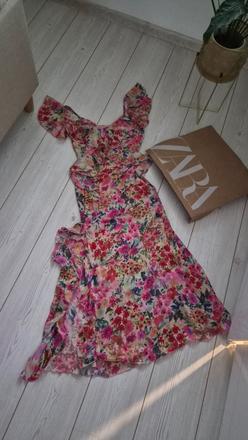 Kvetinove saty, zara,s