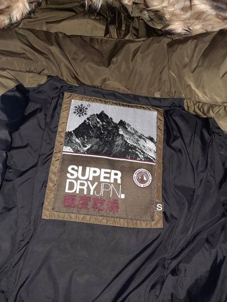Zimna bunda, superdry,s