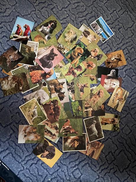 Zbierka pohľadníc 50 kusov 30 rokov starých, 