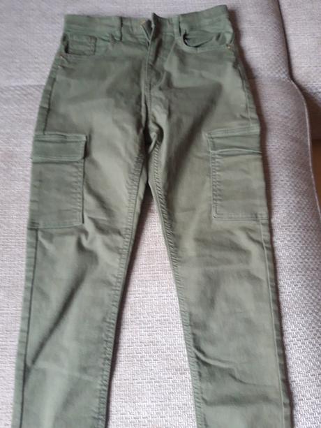 Nohavice/rifle s vreckami, h&m,158