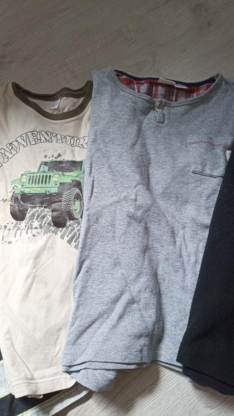 5 ks tričká dlhý rukáv vel. 152, 140–152