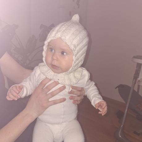 Pletená čiapka s nákrčníkom, 86 - 140