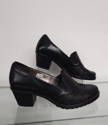 Dámske kožené topánky 9612 b, 36