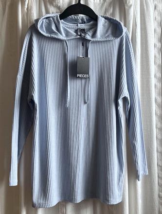 Pieces mikinka modrá vel.xs/s, s / xs